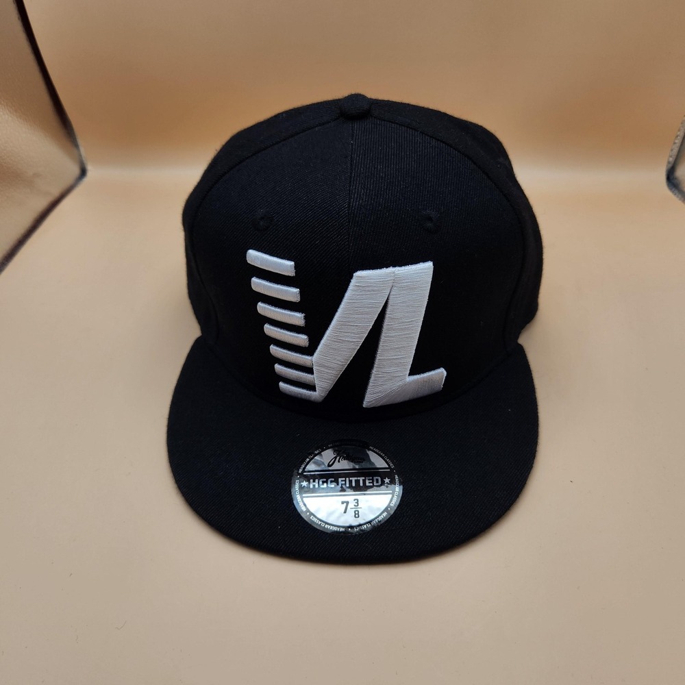 Nipsey Hussle Victory Lap Hat Cap Fitted Mens 7 3/8 Black Headgear Classics